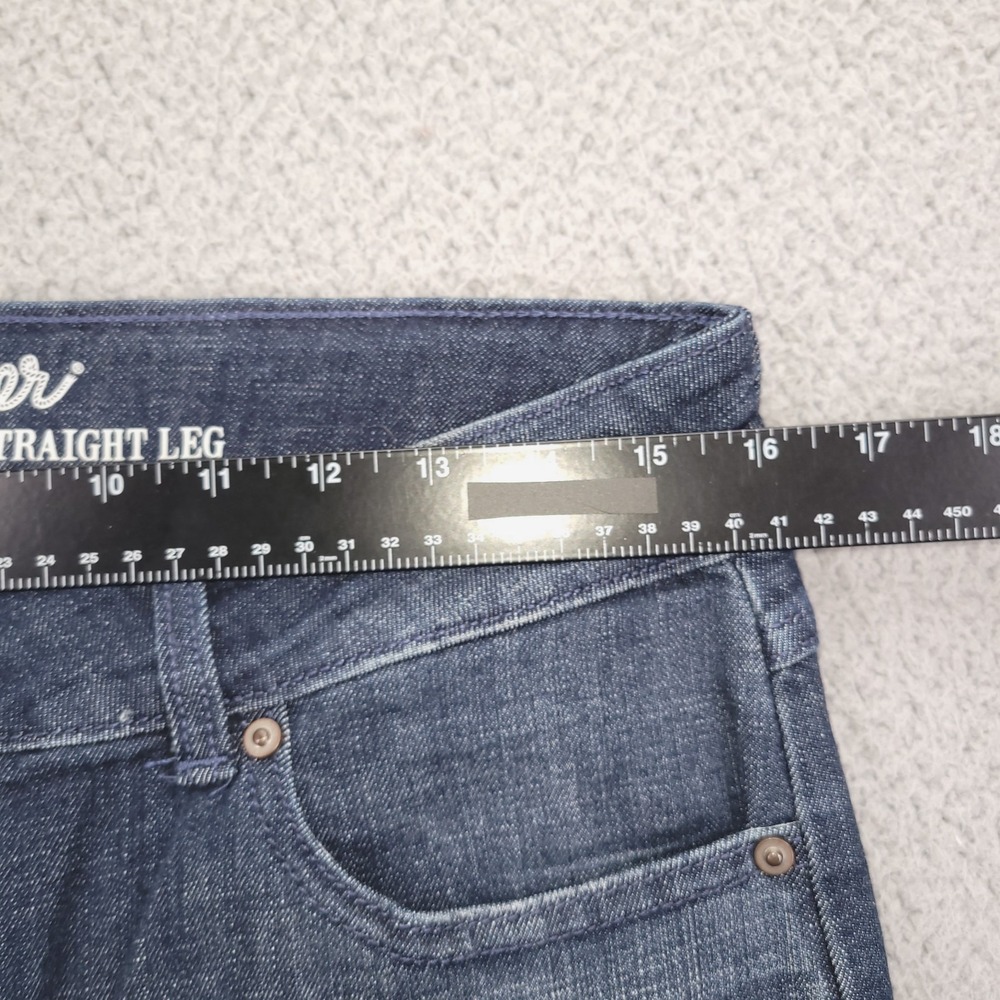 WRANGLER Jeans Size 11/12 Straight Leg Mid Rise Blue Denim 31x32 NEW - Picture 12 of 16